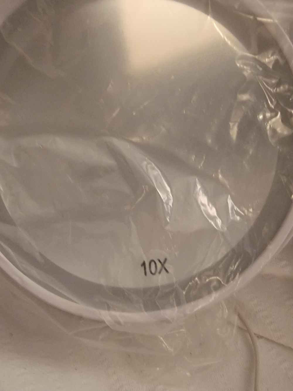 10X Magnifying Lighted Makeup Mirror - White
